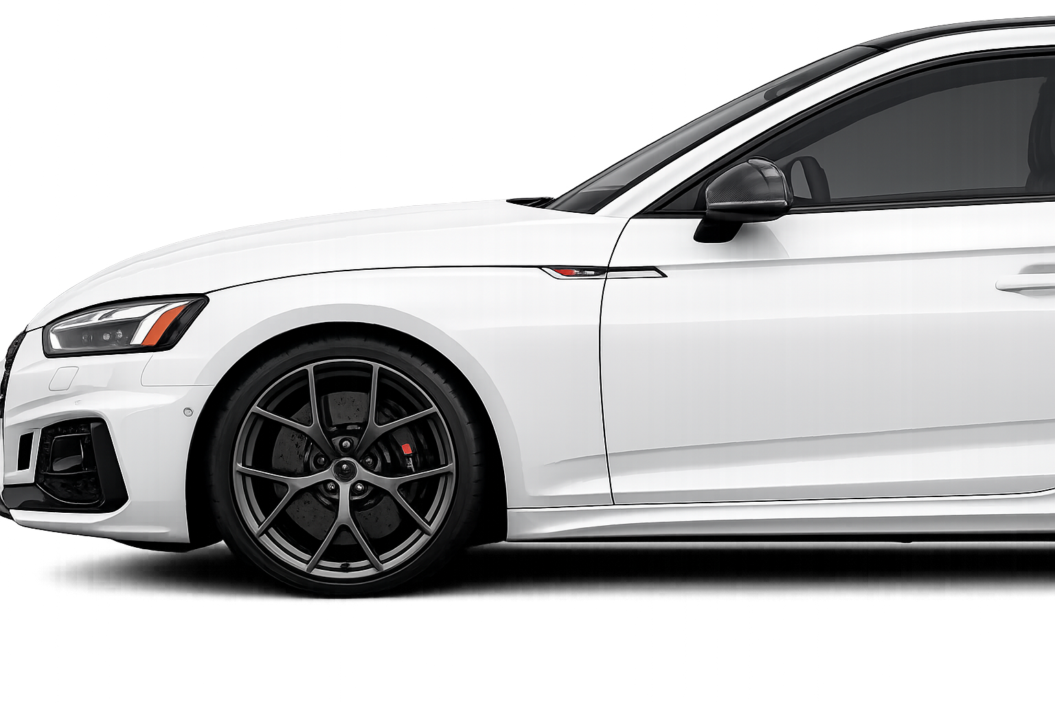 White car side